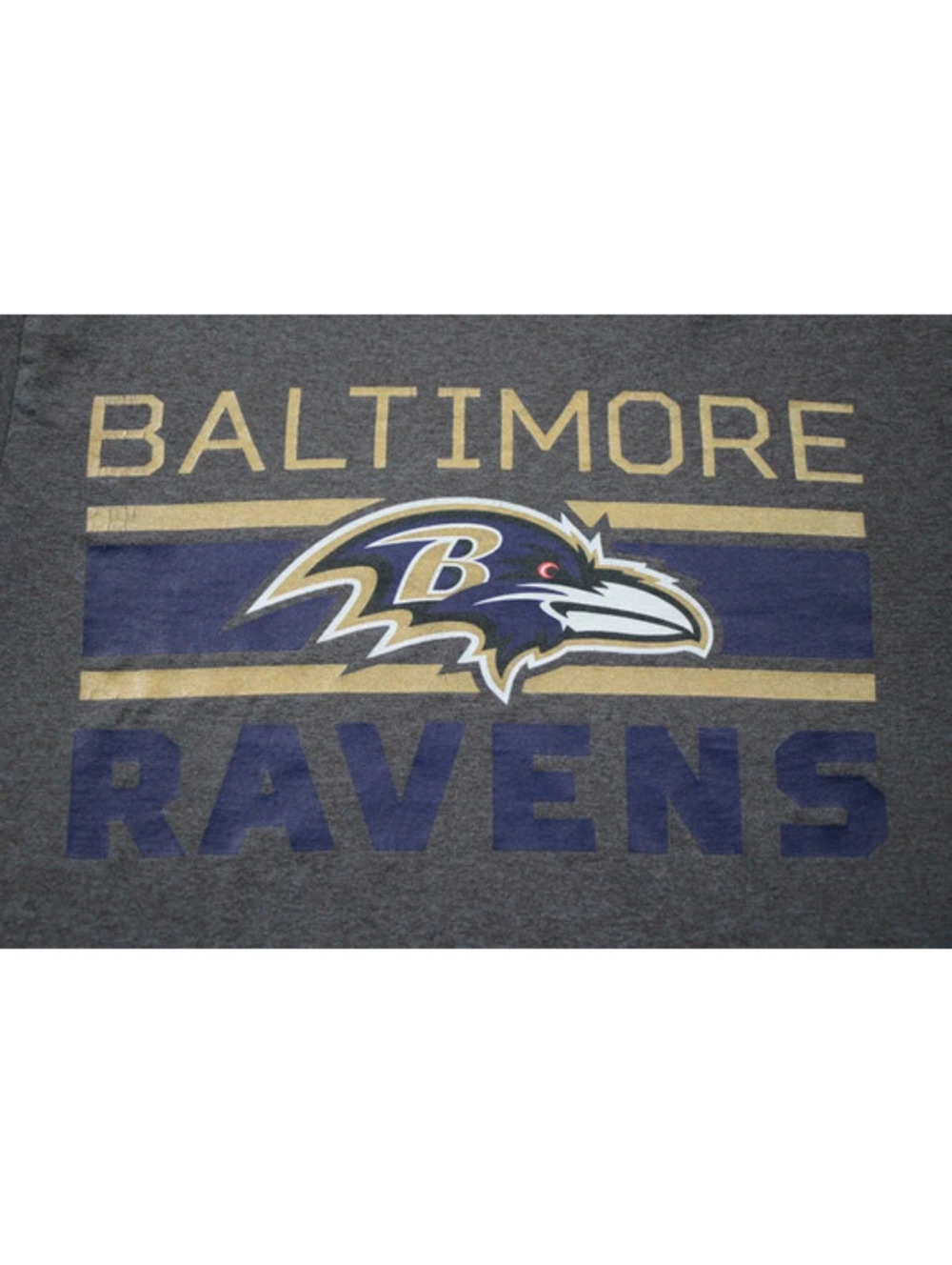 Baltimore Ravens T-Shirt NFL Football S Gray